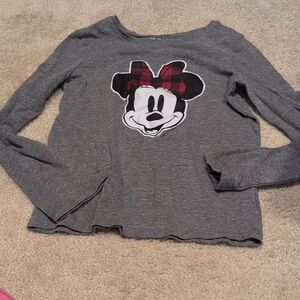 Gray Kids Shirt with Cartoon Character